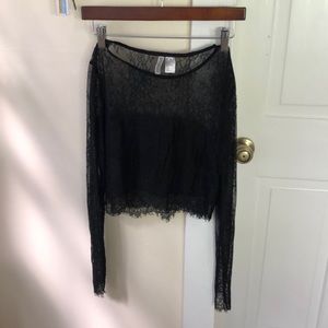 Black Lace Shirt